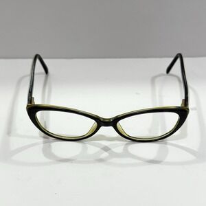 Emilio Pucci EP 5031-3 Cat Eye Black Green Women Eyeglasses Italy FRAMES ONLY